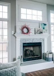 Fireplace Makeover Reveal With The Home Depot X Pretty In The Pines Fireplace Makeover Herringbone Fireplace Fireplace Design
