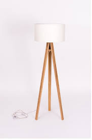 What designs do lamps come in? Wanda Ashwood Floor Lamp 45x140cm White Lampshade Transparent Ragaba De