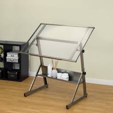Studio Designs Solano Adjustable Glass Drafting Table Www Hayneedle Com Drafting Table Table Design Design