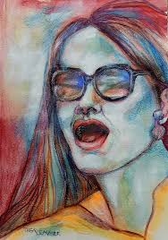 A4 watercolour in Etchr sketchbook