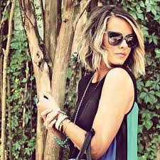 A few blue streaks in your brunette bangs will add a fun pop of color without being overwhelming. Two Tone Hair Color For Short Hair