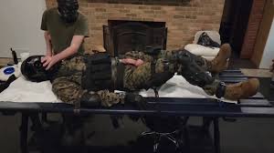 Bound soldier cuming off - ThisVid.com