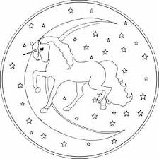 Malvorlagen und ausmalbilder von einhorn und pegasus. Pegasus Und Einhorn Als Kostenlose Mandalas Fur Kinder