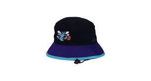 New Era Charlotte Hornets Black Top Bucket Hat Black Tops Charlotte Hornets Bucket Hat