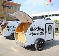 Onlywe EEC Valid Galvanized Sheet Mobile Mini RV Caravan Trailer Travel for  Sale