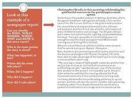 Always plan the content (points) for every piece make sure your piece matches the purpose make sure your piece matches the genre of writing (letter, report, newspaper. Writing A News Report Ppt Video Online Download