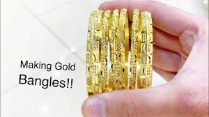 Nov 22, 2015 · the most popular terms used are solid gold, gold filled, and gold plated when describing pieces of gold jewelry. Designing And Making 24k Gold Bangles Gold Jewelry Making How It S Made 4k Video Youtube