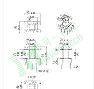 Bobbins | EF12.6 High Frequency Voltage Transformer Bobbin ...