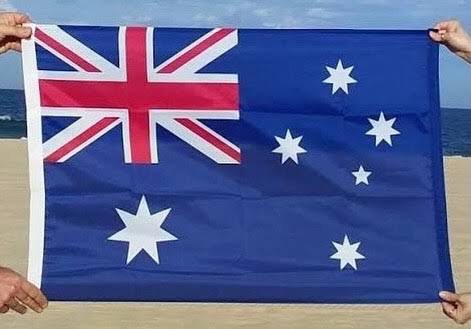 🇦🇺 125 years today since our Australian National Flag was first flown! Its quasquicentennial! Chosen via a national design competition, the original design was slightly different, changed from a 6 to a