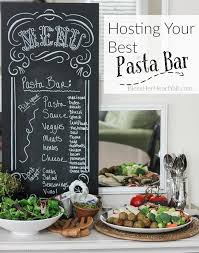 Prep vegetables and toppings for pastas. 10 Tips To Hosting Your Best Pasta Bar Pasta Bar Party Food Buffet Pasta Bar Party