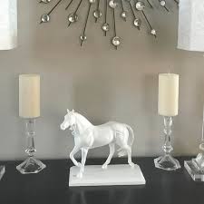 Sculptures & figurines └ home décor └ home & garden all categories food & drinks antiques art baby books, magazines business cameras cars, bikes, boats clothing, shoes & accessories coins collectables hippo statue resin hippopotamus figurine sculpture home decor sundries container. High End Inspired White Horse Statue Home Decor Diy Angela East