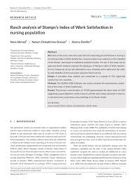 Stamps is an electronic stamp duty assessment and payment system via internet. Pdf Rasch Analysis Of Stamps S Index Of Work Satisfaction In Nursing Population