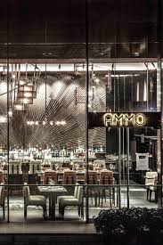 Ammo Restaurant Decor Joyce Wang Design Restaurant Interior Design Restaurant Interior Grey Dining Chairs Modern