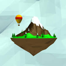 Cartoon Low Poly Mountain Island 3d Model Ad Poly Cartoon Mountain Model In 2020 Cartoon Mountain Cartoon Island Low Poly