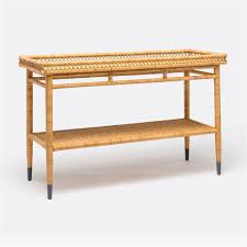 Made Goods Sarah Console Table In 2020 Wicker Furniture Furniture Living Room Side Table