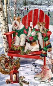 Shop For Cards Wire Fox Terrier Fox Terrier Wire Fox Terrier Christmas Dog