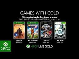 Xbox April 2019 Games With Gold Xbox Live Xbox Games Xbox