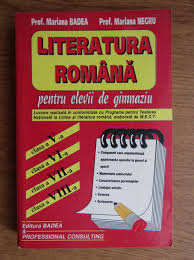 Programa disciplinei limba romn pentru etapa i iniial a concursului de verificare a cunotinelor bestedu cuprinde urmtoarele coninuri ale nvrii, necesare elevului pentru dobndirea. Mariana Negru Mariana Badea Literatura Romana Pentru Elevii De Gimnaziu CumpÄƒrÄƒ