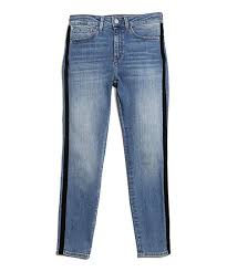 Mavi Black Velvet Stripe Tess Skinny Jeans Women Zulily