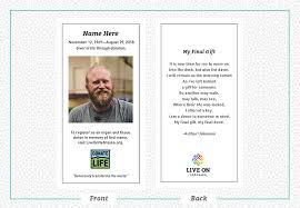 Hand them out to funeral guests that they can treasure as a keepsake. Memorial Cards Live On Nebraska