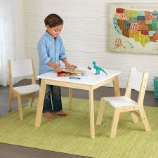 Modern Kids 3 Piece Play Table And Chair Set Kids Table Chair Set Modern Table And Chairs Modern Kids Table