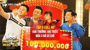 Chương trình sẽ có những màn tương tác giữa thí sinh và ban giám khảo, trong đó, mỗi thí sinh sẽ có một phút để chọc cười hai vị giám khảo của chương trình và giành giải thưởng là tiền mặt tương ứng với mỗi vòng thi. Thach Thá»©c Danh Hai 3 Táº­p 5 Full Hd Giáº£i ThÆ°á»Ÿng 100 Triá»‡u Mua 3 Ä'a Thuá»™c Vá» Co Gai Khoe Vang Youtube