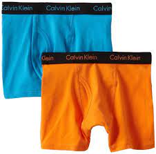 Calvin klein women's carousel logo cotton boyshort. Calvin Klein Boys Ck Two Pack Boxer Briefs Buy Online In Andorra At Andorra Desertcart Com Productid 1276200
