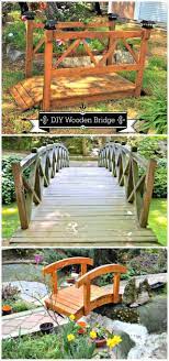 3 Diy Garden Bridge Plans Made With Wood Diy Crafts Backyard Bridges Garden Bridge Garden Bridge Design