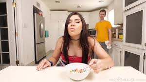 Babe needs some extra milk to her cornflakes