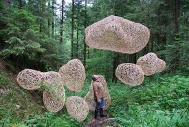 Sculpture Found Woods Landeskunst Natur Kunst Umwelt Und Kunst
