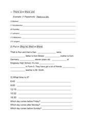 Maybe you would like to learn more about one of these? Englisch Grammatikubungen Fur Klasse 5 Anfang 4teachers De