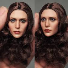 1/12 WANDA MAXIMOFF Head Sculpt Scarlet Witch Head Carving Fit 6'' PH TBL  SHF $51.30