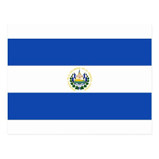 El azul y el blanco son los colores usados por las provincias unidas de centro américa, los colores azul y rojo fuerono. Flag Of El Salvador Bandera De El Salvador Postcard Zazzle Com In 2021 El Salvador Flag Flag El Salvador