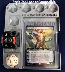 Commander Edh Card Trays Various Designs Custom Made 3d Etsy Magic The Gathering Cards Cards Magic The Gathering