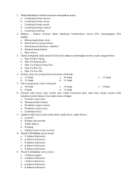 Menuliskan 5 benda sesuai perintah yang diminta. Soal Uas Bahasa Mandarin Pdf