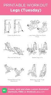 Pin By Crystal Truong On Finding My Fit Self | Printable Workouts, Planet  Fitness Workout, Leg Workouts Gym