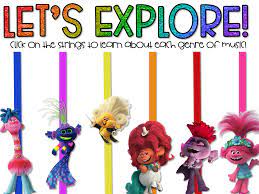 Exploring Music Genres Within Trolls World Tour Music And Motivate Music Genres Genres Interactive Lessons