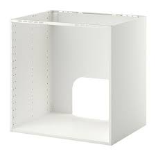 Metod Wood Effect Black Base Cabinet For Built In Oven Sink 80x60x80 Cm Ikea Onder Kast Spoelbak Ikea