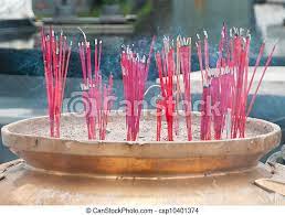 Place it in a bowl, urn or any incense burner. Burning Incense Sticks In Incense Bowl Canstock