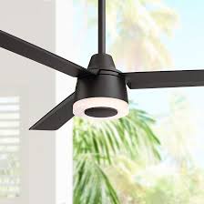Hunter fan company hunter 59262 contemporary modern 52``ceiling fan from cassius collection. 50 Temple Hill Matte Black Modern Led Ceiling Fan 65x43 Lamps Plus Led Ceiling Fan Ceiling Fan Ceiling Fan With Light