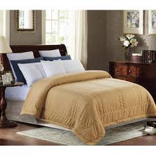 We purchased the linenspa down alternative microfiber comforter so our reviewer could put it to the test in her bedroom. Lorient Home Reversible Down Alternative Brushed Microfiber Taupe Full Queen Blanket