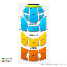 sarofim hall hobby center 2019 seating chart