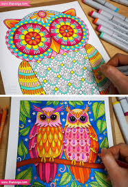 Groovy Owls Coloring Book By Thaneeya Mcardle Owl Coloring Pages Coloring Books Kids Art Projects