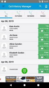 Deleted call logs recover can help you to recover and backup and restore tour deleted call logs found on your android phone. Call History Manager 5 0 Download Android Apk Aptoide
