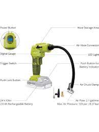 Air compressor operating instructions and parts list manual (pk5020, #n69569). Amazon Com Sun Joe 24v Ajc Lte 24v 2 0 Amp Cordless Portable Air Compressor Home Improvement