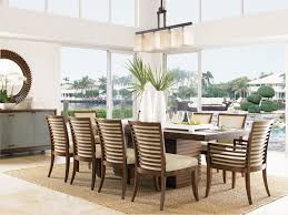 Tommy Bahama Ocean Club Peninsula Dining Set Tropical Dining Room Coastal Dining Room Casual Dining Rooms