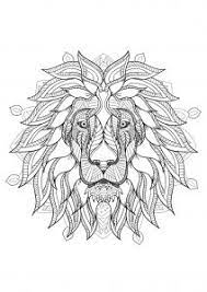 Coloriage de lion frais 70 coloriage kiara garde du roi lion à imprimer. Madalas De Lion 100 Mandalas Zen Anti Stress