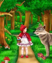 Kirmizi Baslikli Kiz Red Riding Hood Masal Kirmizi