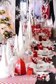 Reindeer Decor Is Popular For Christmas Decor Here S A Christmas Decor Idea Red Christmas Table Decorations Red Christmas Decor Silver Christmas Decorations