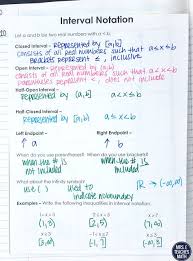 Interval Notation Inb Page High School Math Lesson Plans Math Interactive Notebook School Algebra